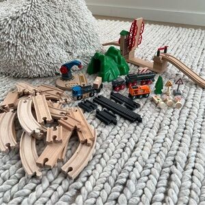 Brio train sets (Lifting Bridge, Lift & Load, Speedy Bullet train etc)